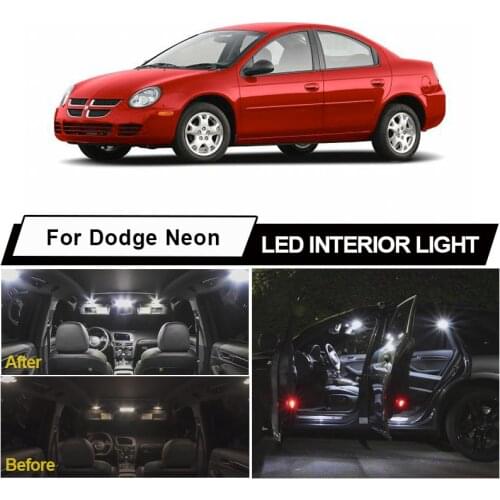 Canbus Interior Map Dome Reading Light Kit For Dodge Neon 1995-2005 Vehicle LED Auto Lamp Bulbs Car Lighting Accessories
