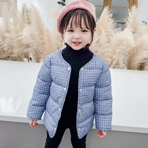 2021 Baby Clothes Girls Light Down Jackets For Kids Coats Autumn Cartoon Warm Jacket Coat Jacket Toddler Girls Jacket Outerwear