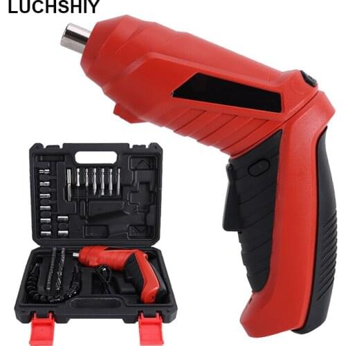 Power Tools 3.6V Electric Screwdrivers Portable USB Charging Cordless Electric Screwdriver Rechargeable Power Drill Screw Driver