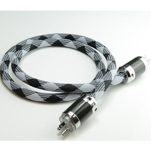 Hi-End OCC 4square Power Cable US AC Power Cord Cable HIFI Power Cable