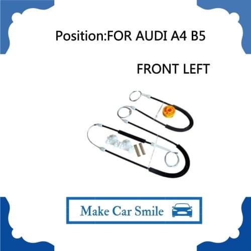 FOR AUDI A4 B5 WINDOW REGULATOR REPAIR KIT FRONT LEFT 1994-2001 NEW