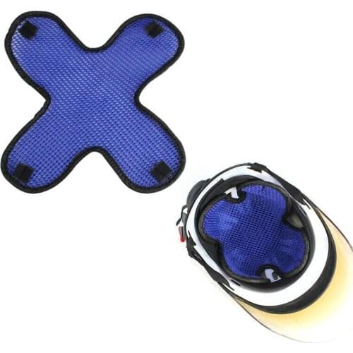 Motorcycle Vehicle Helmet Inner Breathable Ventilation Insulation Pad 3d Honeycomb Mesh X-Type Pad