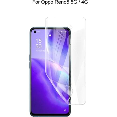 For Oppo Reno5 5G / 4G Full Cover Soft Hydrogel Film Screen Protector