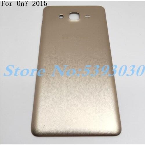 New Back Battey Cover replacement For Samsung Galaxy On7 2015 G600 G6000 Battery Housing Door Case With Logo