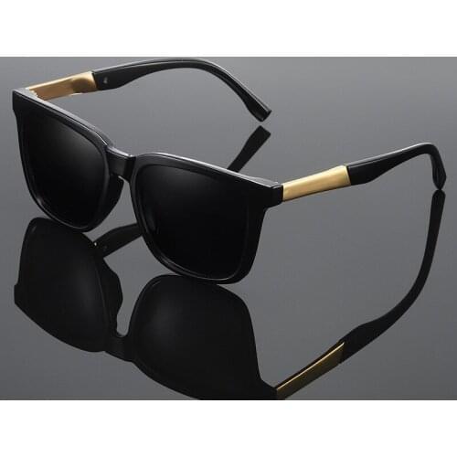 NEW Square Sunglasses Men Polarized Sun Glasses Retro Vintage Goggles Women Fashion UV400 Driving Eyewear