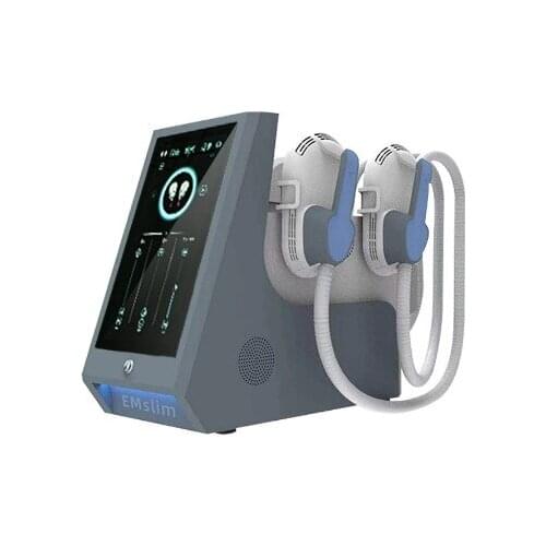 Portable 4 Handles Tesla Hi-Emt Emslim Electromagnetic Muscle Stimulation Device With RF Fat Loss Ems Spare Part Manufacturer