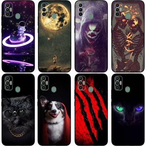 New TPU Silicon Coque Case for TECNO SPARK 7 Anti Skid Full Protective Cover for Tecno Spark 7