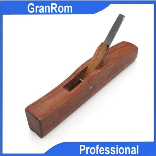 Rosewood Convex Planer 10MM Handheld Wood Card Planing Tool With Blade Cylindrical Plane DIY Woodworking Tools