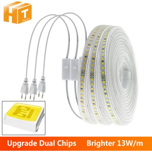 New Arrival 220V LED Strip 4040 High Safety High Brightness 120LEDs/m 13W/m Waterproof Flexible LED Light The Best LED Strip