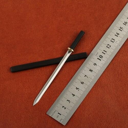 1:6 handmade miniature sword dagger letter openers medieval weapons VG10 blade with Saya