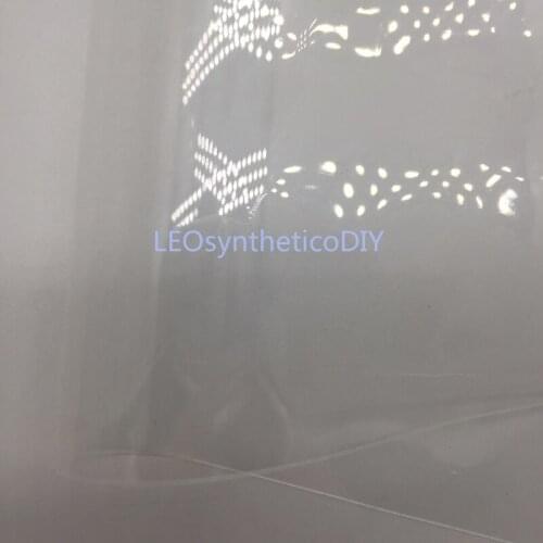 1PC 21X29CM 2MM See Through PVC Leather For Making Bows LEOsyntheticoDIY T285B