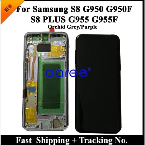 100% Super AMOLED For Samsung S8 PLUS G955F LCD For Samsung S8 G950F Display LCD Screen Touch Digitizer Assembly