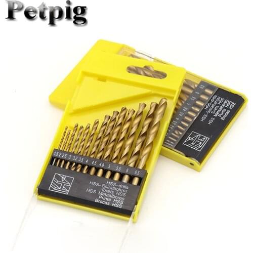 13pcs Multitool Mini Drill Chuck Drills for Metal Twist Drills Carbide Woodworking Appliances Drill Bit for Concrete