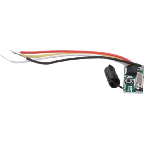 Wireless Remote Control Button Light Switch Mini Receiver 3.6V 12V 24V 433MHz Transmitter Controller Module