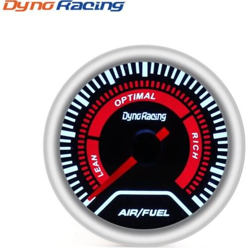 Dynoracing Air fuel Gauge 2" 52mm Smoke Lens Air Fuel Ratio Gauge Super Bright Led lighting Car meter BX101233