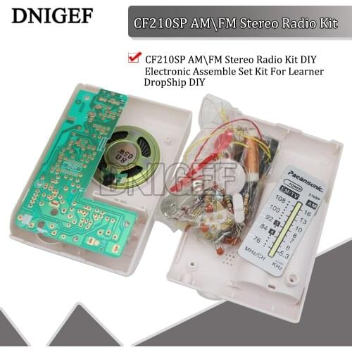 DNIGEF CF210SP AM\FM Stereo Radio Kit DIY Electronic Assemble Set Kit For Learner DropShip DIY Laboratory
