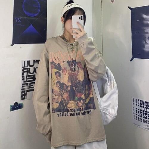 Женские футболки с длинным рукавом Fuyubetter China At AliExpress