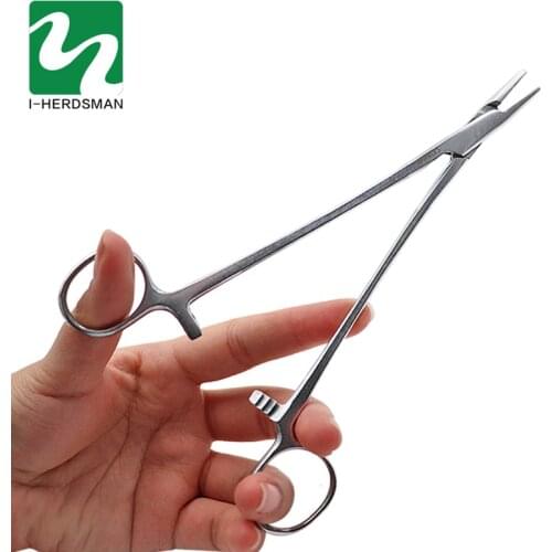 Stainless Steel Curved Tip Hemostatic Locking Clamp Forceps Plier Scissor 14 /16/18cm Mayitr Hand Tools Farm Animals Livestock