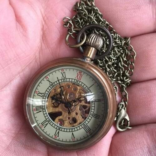 Collection of rare hand-made old copper-glass mechanical pocket watches, multi-style watches in China