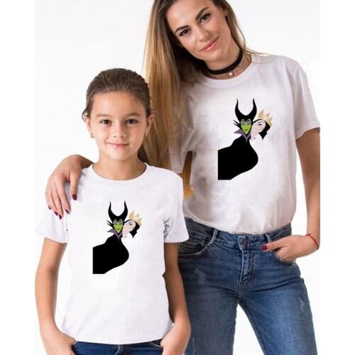 Cool Matching Family Outfits Summer New Short Sleeve Casual Loose White O-neck Tshirt Harajuku Baby Boy Girl Streetwear Tops