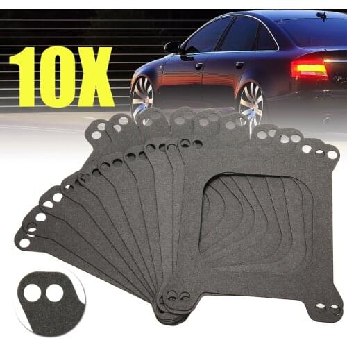 Mayitr 10pcs Car Auto Carburetor Carb Gasket Fit For Holley Edelbrock Carter Open 4 BBL. SBC BBC 350 Accessories