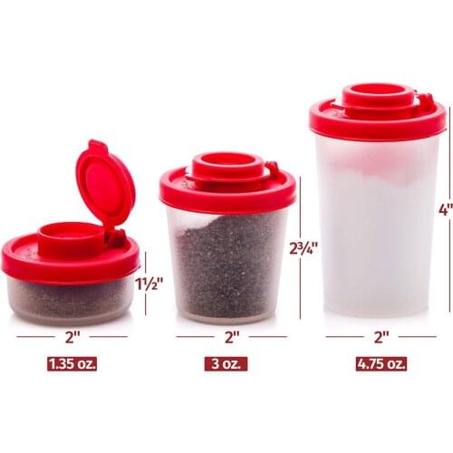 Mini Salt Pepper Spice Shaker Sealed Portable Outdoor Camping Spices Salt Seasoning Bottle Kitchen Accessories