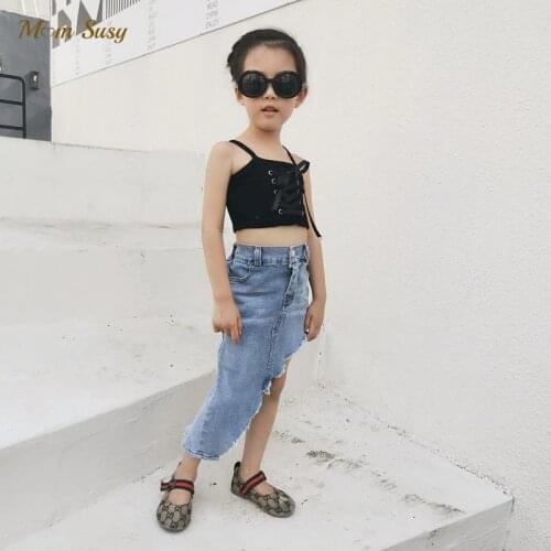 Mom Susy Denim Skirts For Girls