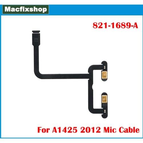 Laptop New A1425 Microphone Flex Cable 821-1689-A For Macbook Pro 13" A1425 Mic Cable Late 2012 Early 2013 MD212 MD213 ME662