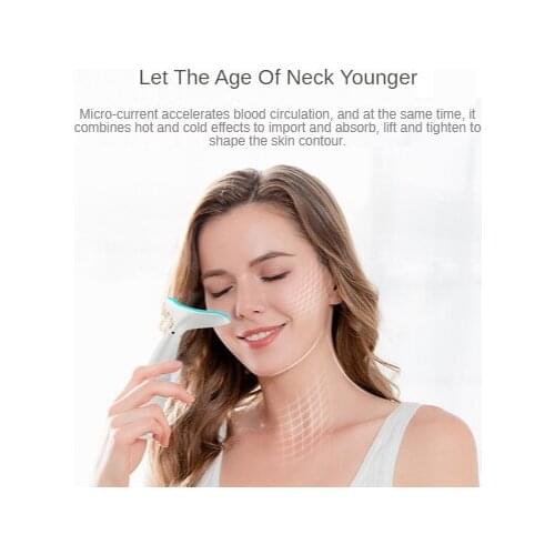 New Professional Neck Massager Beauty Neck Instrument Neck Wrinkle Removal Beauty Instrument Heating Face Massager