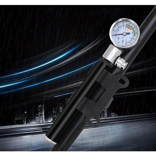Portable Manual High Pressure Bike Pump Compact Bicycle Air Pump for Road Mountain Bike Cycling Outdoor Sports Repair Accessorie