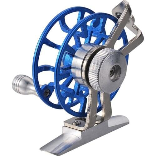 Adjustable All-metal with Venting Front Wheel Ice Fishing Wheel Raft Wheel Ultra-Lightweighted Design Hollow Ergonomic Handle