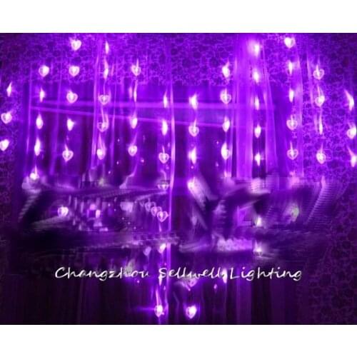 Led holiday light wedding celebration showcase decoration 1.6*2m bead curtain lamp H305