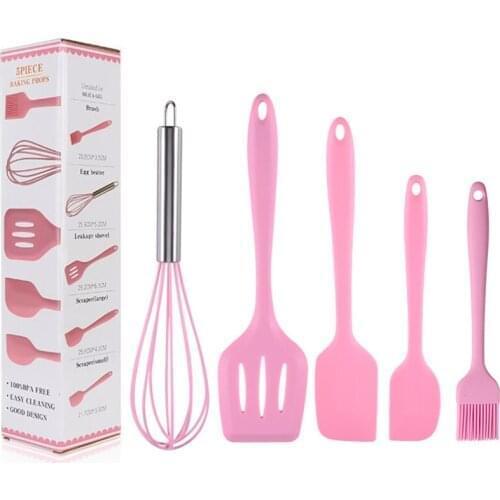 36 Sets Cooking Utensils Heat-Resistant Silicone Kitchen Baking Cookware Gadgets Scraper Whisk Turners Brush Wholesale K2