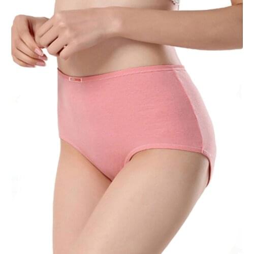 Women Cotton Underwear Panties Ladies Seamless Sexy Briefs Lingerie Calcinhas Intimates Underpants Plus Size High Waist