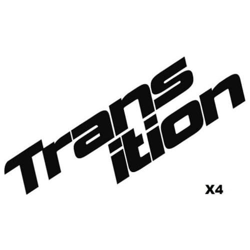 For 2Pcs Transition Bike Decals Set of 2 Split DH MTB TR Blindside Freeride Car Styling