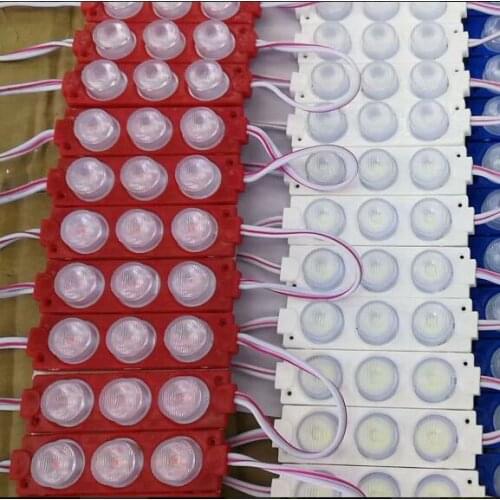 3W DC12V 3led SMD3030 Waterproof LED Module lighting with lens Led Sign Backlights For Channel Letters