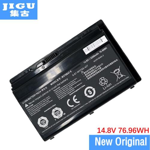 JIGU Laptop Battery W370BAT-3 W370BAT-8 FOR CLEVO K660E W350ETQ W350STQ W370ST XMG A503 A504 P2742 P2742G FOR Sager 7358