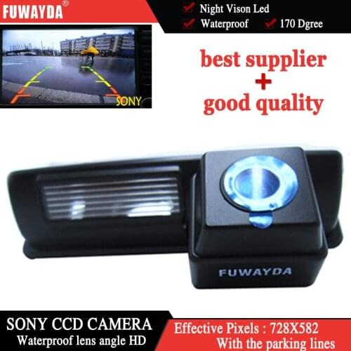 FUWAYDA for SONY CCD HD Car RearView Reverse Backup Color Camera night vision led for Toyota CAMRY Picnic Verso Yaris waterproof