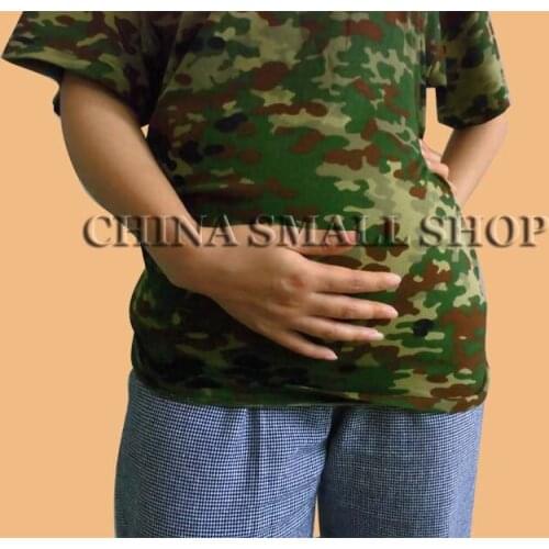 Free Shipping 4-5 month 1500g 1pc Chrismas Gift Artificial Dark Brown Fake silicone Belly Tummy Pregnant Bump Jelly belly