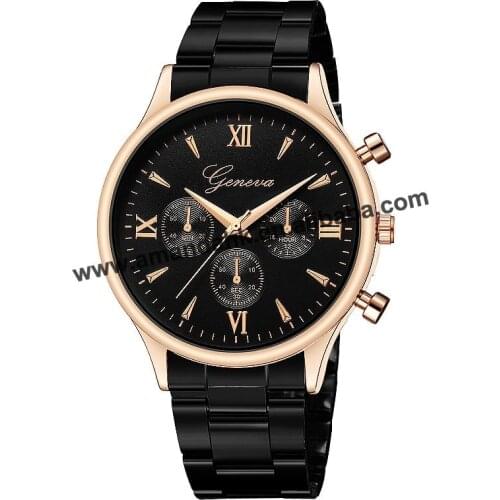 Man Business Geneva Watches Round Analog Geneva Quartz Casual Men Alloy Dress Women Watches Hot Women Dress Watches 649