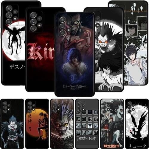 Cover For Samsung Galaxy A51 A71 A41 A31 A11 A01 A72 A52 A42 A32 A22 A21s A02s A12 A02 Shell Capa Case Death Note Ryuk kira