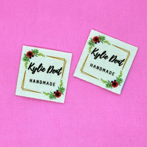 70piece Ironing Labels, Logo or Text, Personalized Brand , Clothing Labels, Custom Design, name tags (YT231)