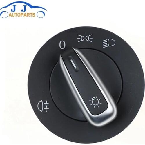 3C8941431B For VOKSWAGEN Touran J etta Golf V VI 5 6 Passat B6 CC Caddy Chrome Headlight Fog Lamp Control Switch 3C8 941 431B