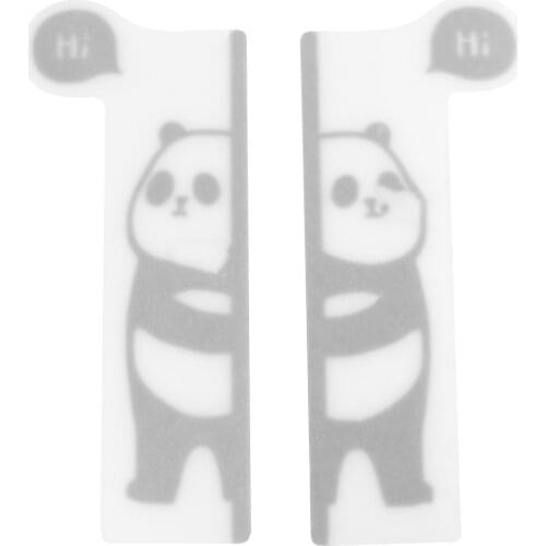 2Pcs Animal Design Monitor Memo Board Acrylic Message Board Note Holder Fashion Computer Monitor Side Panel Transparent Memo Pad