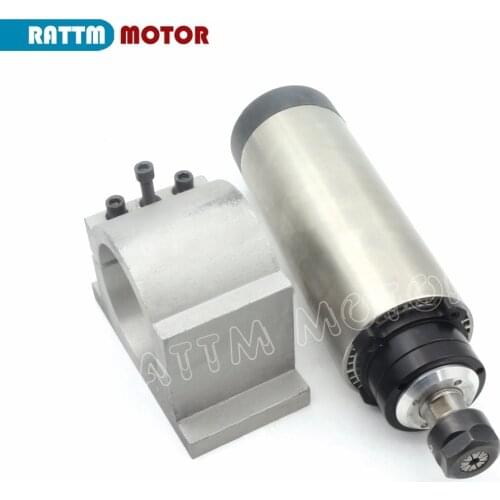 2.2KW 220V ER20 CNC Air cooled spindle kit 24000rpm 4 bearing with 80mm Clamp for Lathe milling router