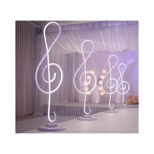 New wedding props road guide LED musical notes road guide T station decoration sign in stage welcome guests arrange the stage ba