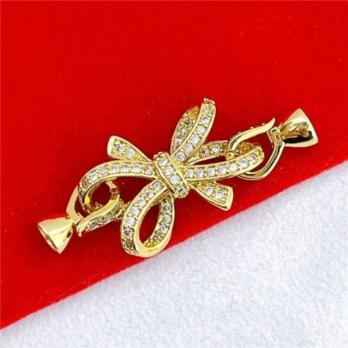 Wholesale DIY Natural Stones Beads Jewelry Making Accessories Silver/Gold/Rose Gold Metal Connector Clasps Findings