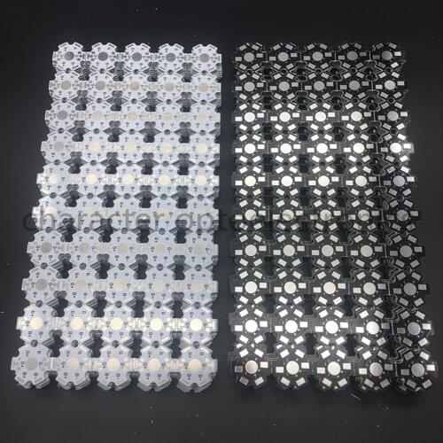 1W 3W 5W Heat Sink LED Aluminum Base Plate PCB Board Substrate 20mm Star Kit DIY Cooling Heatsink for 1 3 5 Watt LED Bead Chips