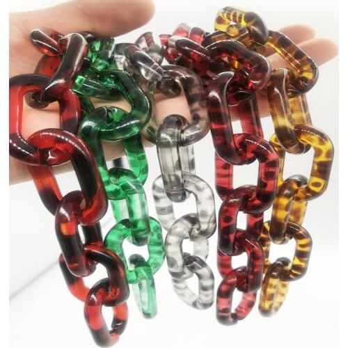 New 60cm Detachable Replacement Shoulder Strap Bag DIY Acrylic Resin Handbag Chain Plastic Strap for Women Bag Accessories