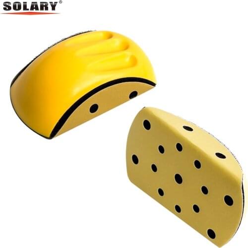 Sandpaper Sanding Disc Holder Backing Polishing Pad Hand Grinding Block for Auto Repair